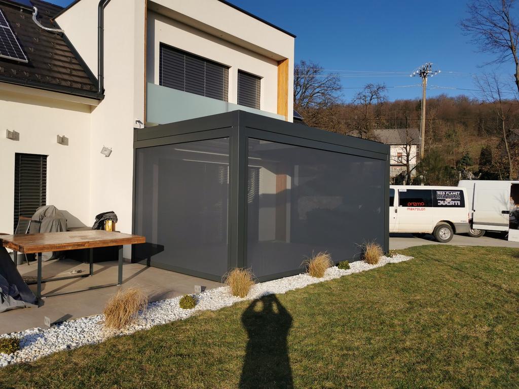 Screen senčilo detajl vodila