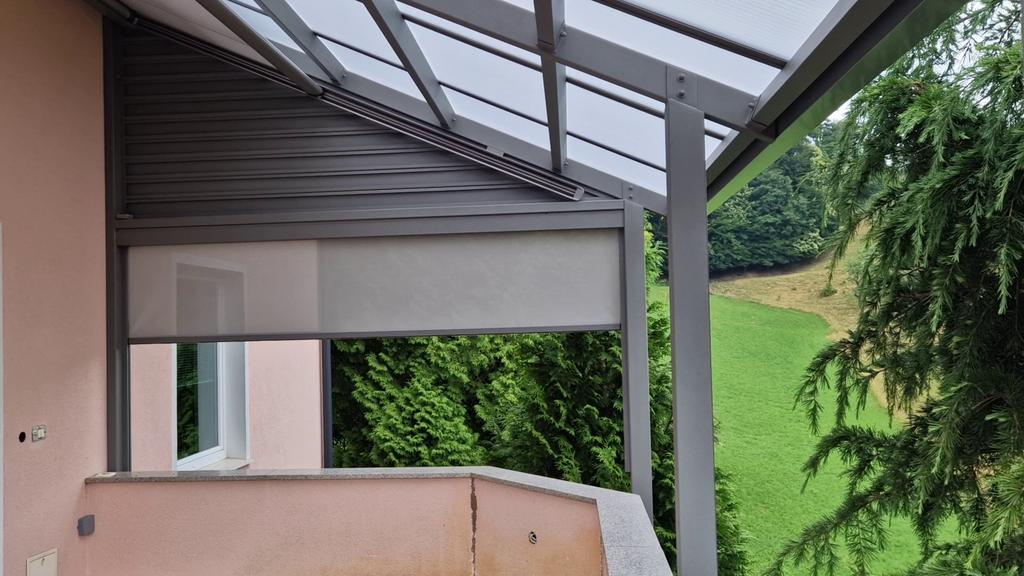 Detajl screen senčila